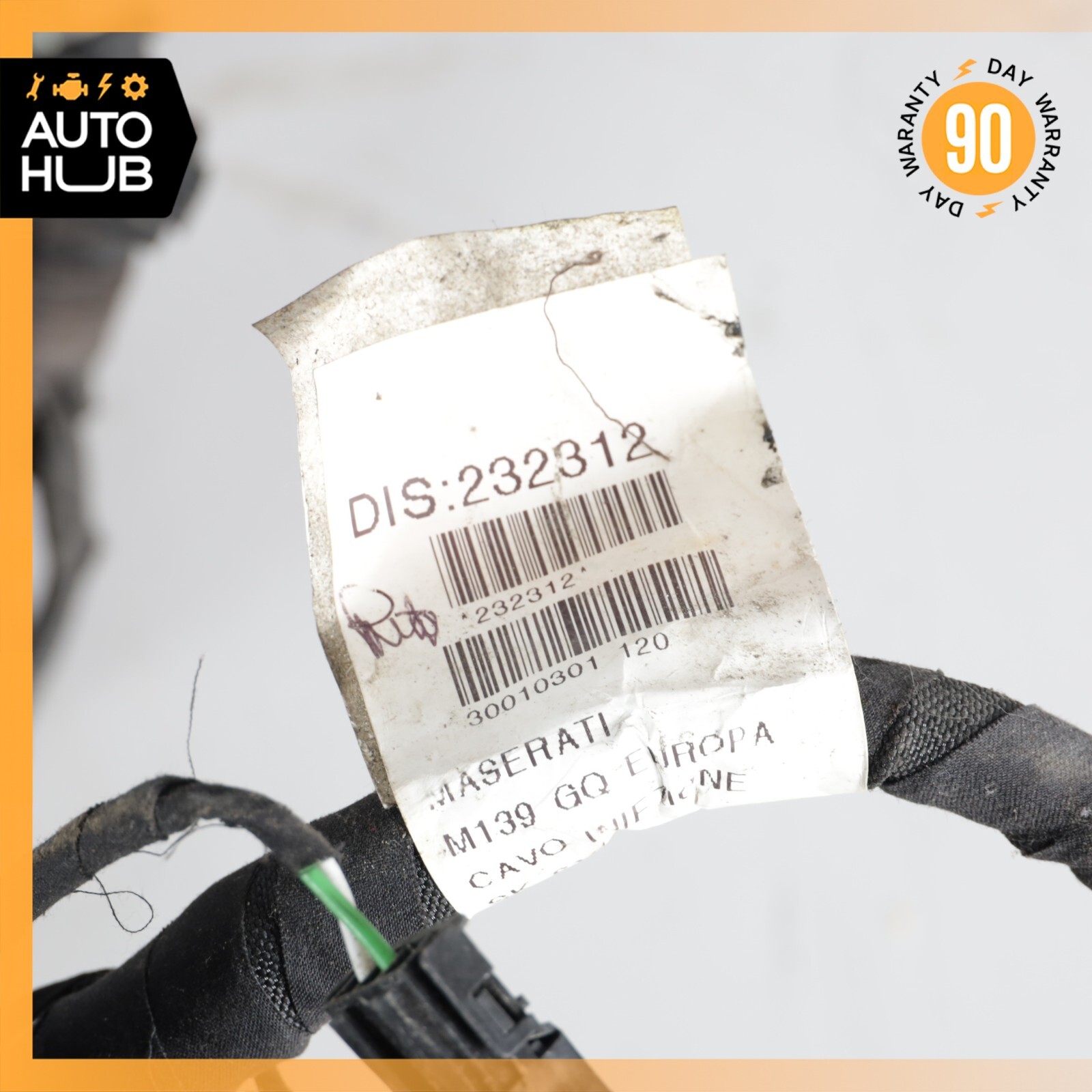 09-19 Maserati GranTurismo Quattroporte Engine Motor Wiring Wire Harness OEM 44k