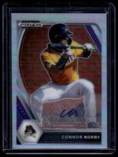 Connor Norby 2021 Panini Prizm DP #PDP41 Base Autographs Silver Prizm Auto