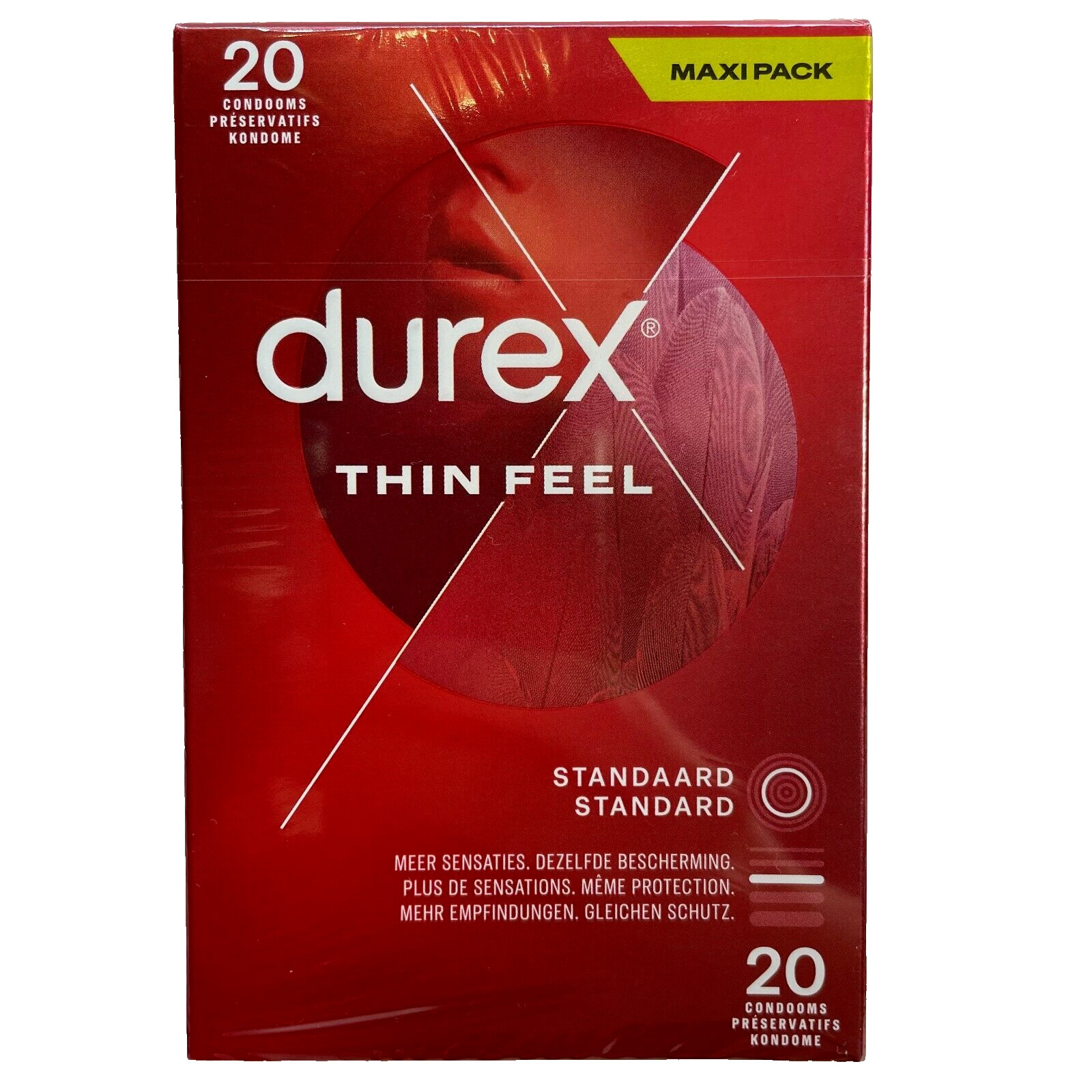 Durex Thin Feel Kondome hauchzart Präservativ 56mm dünn gefühlsecht 20 Stück Durex Thin Feel Kondome hauchzart Präservativ 56mm dünn gefühlsecht 20 Stück