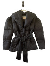 Twinset Milano Belted Puffer Coat Women’s Black Size 42