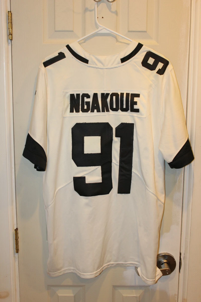 Nike Jacksonville Jaguars No91 Yannick Ngakoue White Men's Stitched NFL Vapor Untouchable Limited Jersey