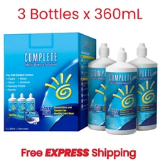 Complete MULTI-PURPOSE SOLUTION Easy Rub Formula 12 fl oz (360ml) Set of 3