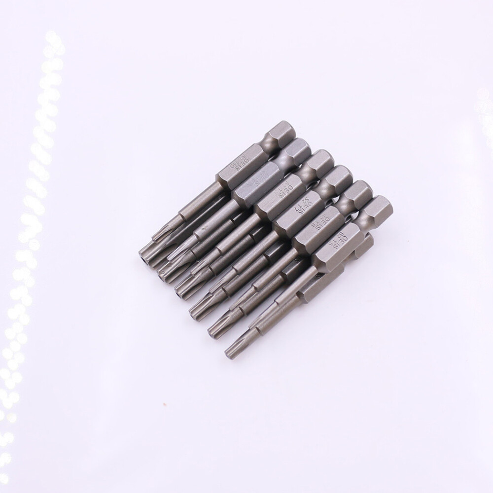 Perforated Pneumatic 12Pcs Plum Socket Hexagon Type Beater Screwdriver