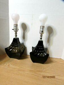 Our Specials Pair Vintage Midcentury, Old Ceramic Table Lamps