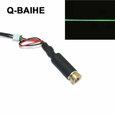 Q-BAIHE 532nm 100mW Line Green Laser Diode Module 2.8-3.7V Line Laser