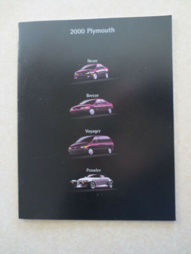 2000 Plymouth Neon & Breeze & Voyager & Prowler cars advertising booklet - - - - Afbeelding 1 van 9