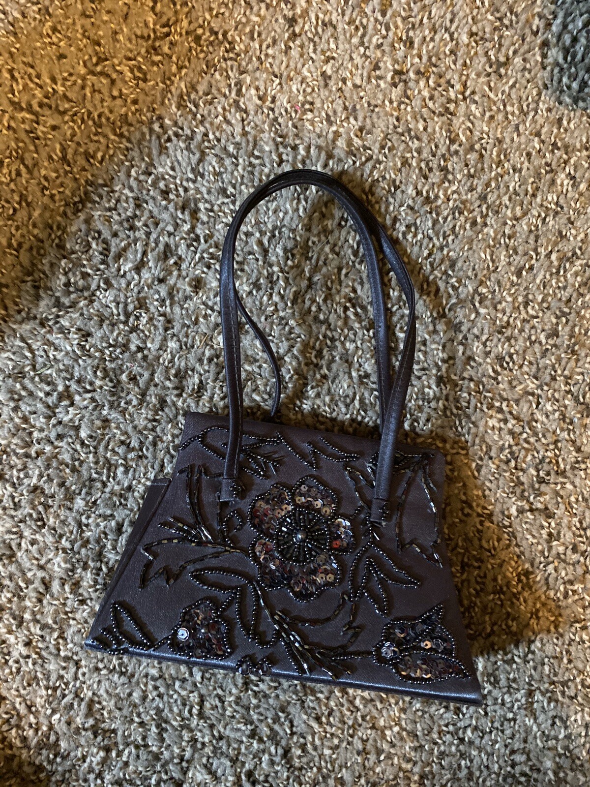 SAINT LAURENT y&s borsa originale autentica vintage retrò tracolla mini borsetta paillettes