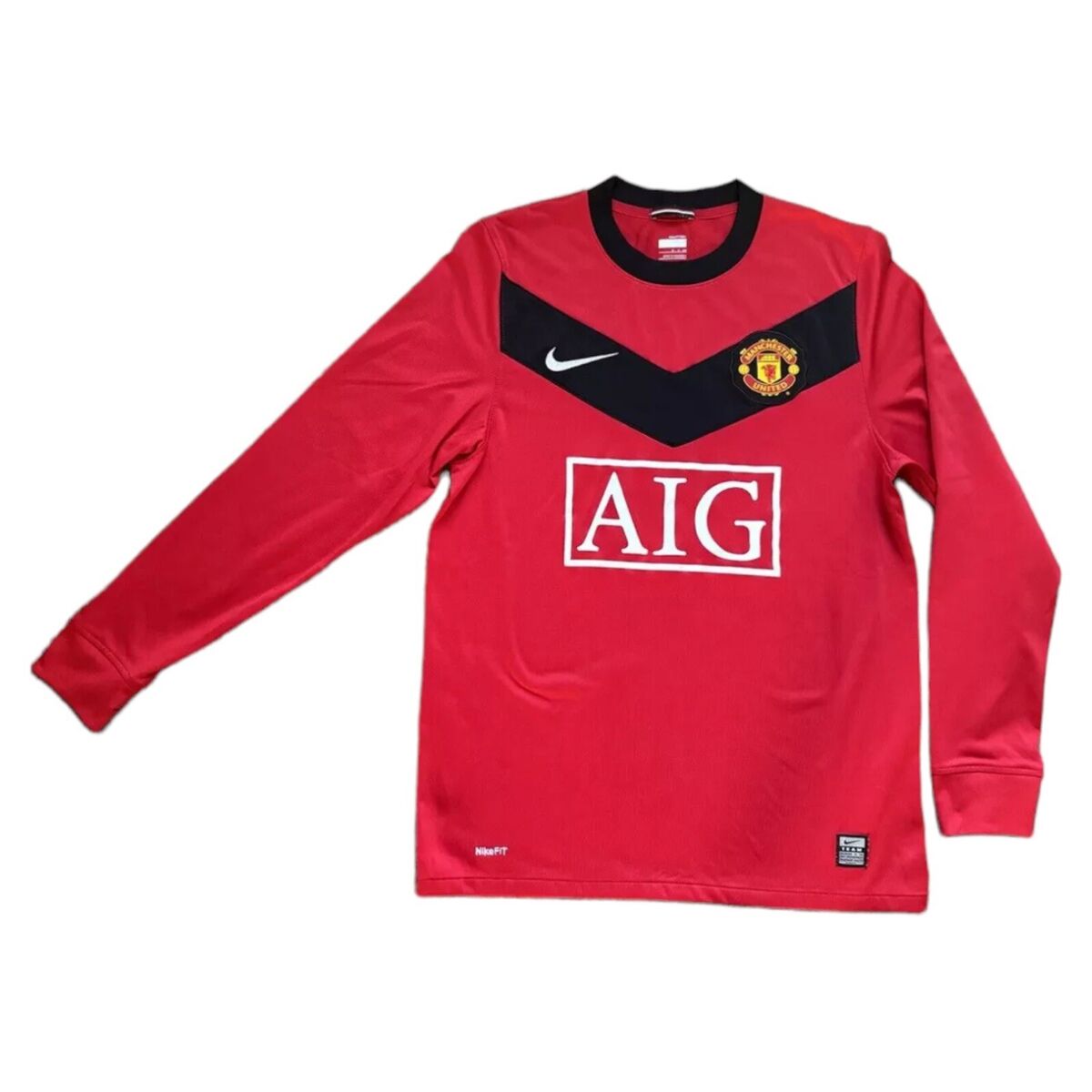 Nike Manchester United 2009 2010 Home Shirt Jersey Long Nike Manchester United 2009 2010 Home Shirt Jersey Long