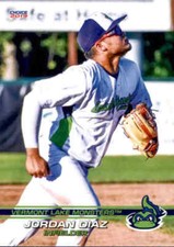 2019 Vermont Lake Monsters Choice #11 Jordan Diaz Colombia - NM Baseball Card