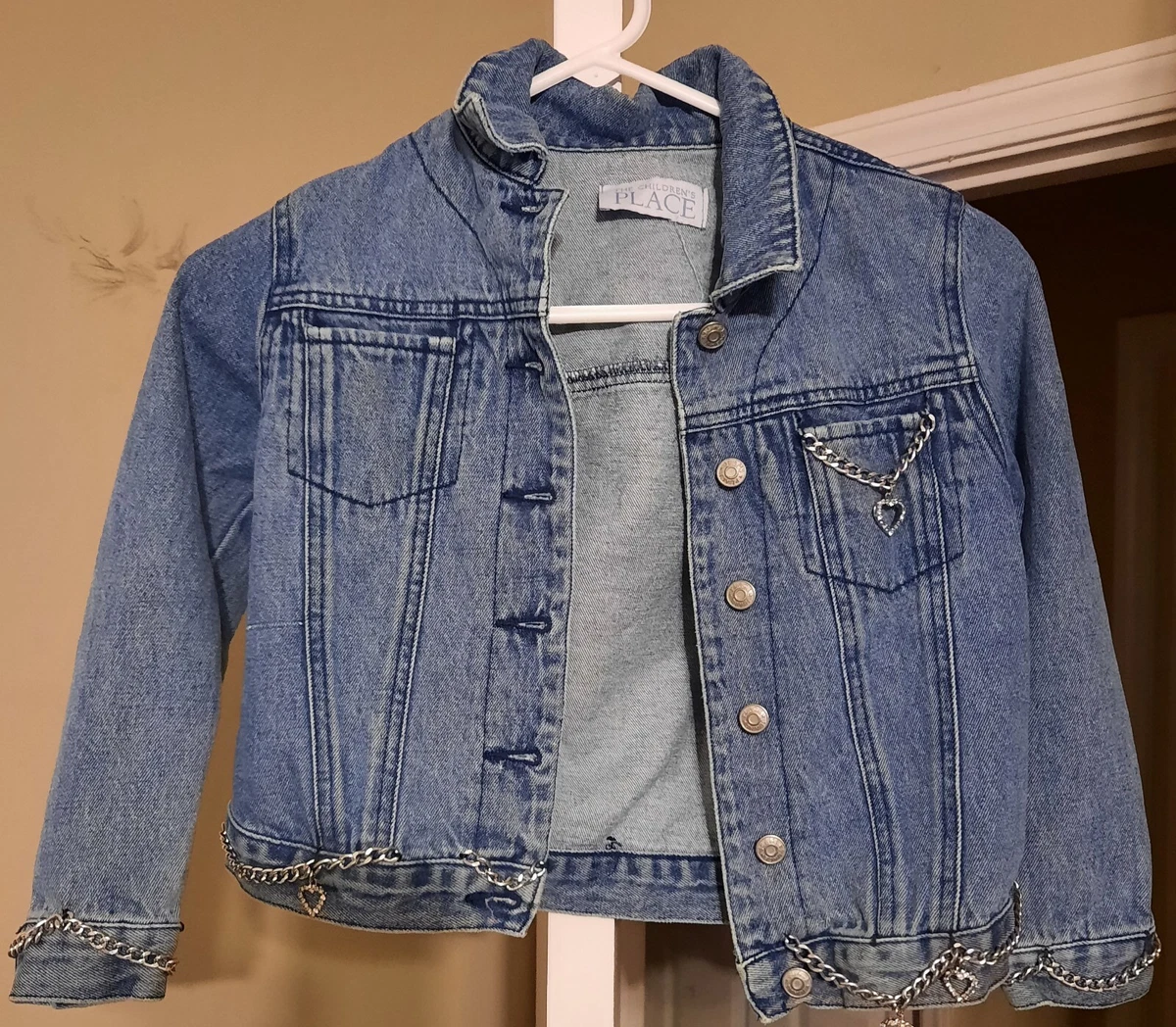 The Children s Place blue jean jacket girls eBay