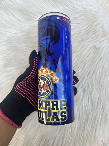 Club América dünner Becher 20 Unzen Edelstahl Aguilas del America - Bild 7 von 7