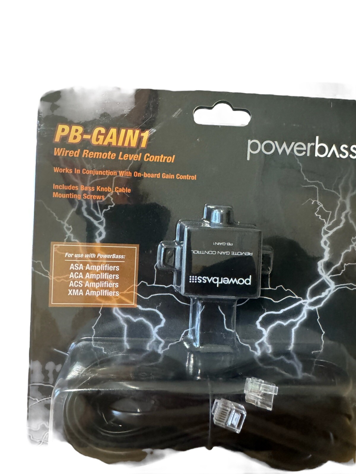 Powerbass PBGAIN1 Wired Remote Level Control Bass Knob For ASA ACS