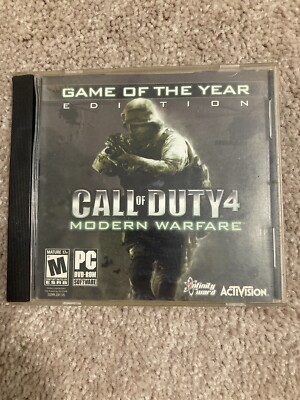 Call of Duty 4 Modern Warfare COD 4 PC Windows Game Of The Year Edition W/ Key