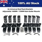 <!--F#f_0-->8x Universal Roof Rack Brackets Adjustable 140MM-170MM for Rain Gutter Mount 4WD<!--F/-->