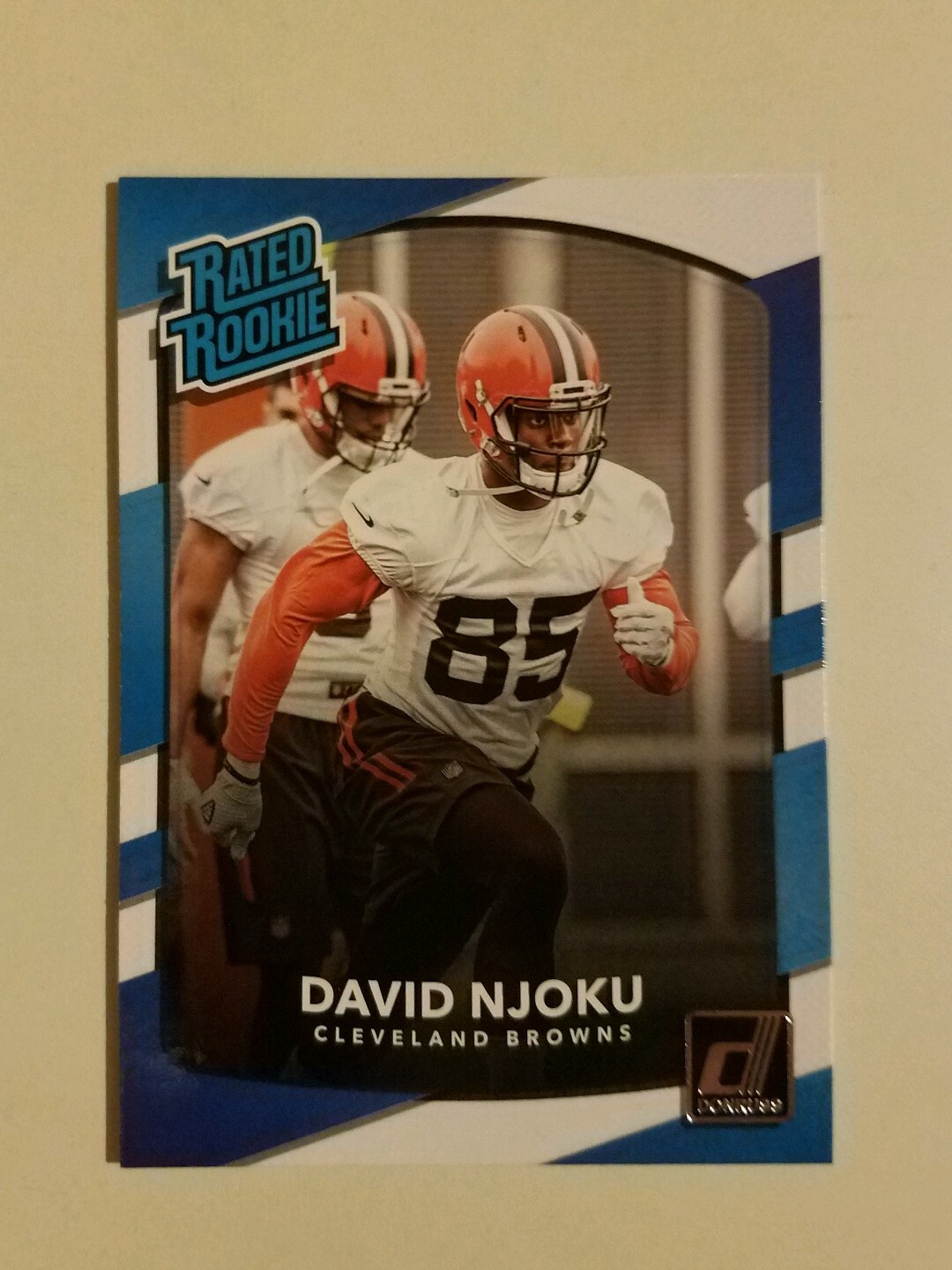 2017 Donruss David Njoku RC #314 Cleveland Browns Rated Rookie Panini