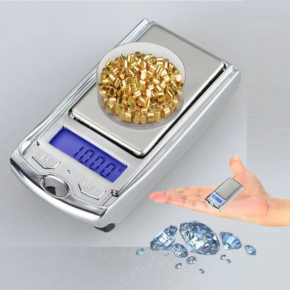 Digital Pocket Scale 200 X 0.01g, With Back-lit Lcd Display, Mini Digital  Weighing Scale