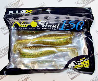 SOFT BAIT ILLEX NITRO SHAD 15cm - MAGIC AYU (set 3pcs) [16305]