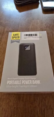 Portable Quick Charger Power Bank 40000mAh 30W QC 4.0 Flashlight LED Display NEW