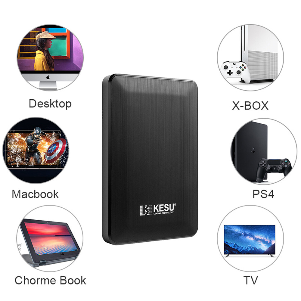 1TB 2TB External Gaming Hard Drive for XBOX Series XS, One Laptop