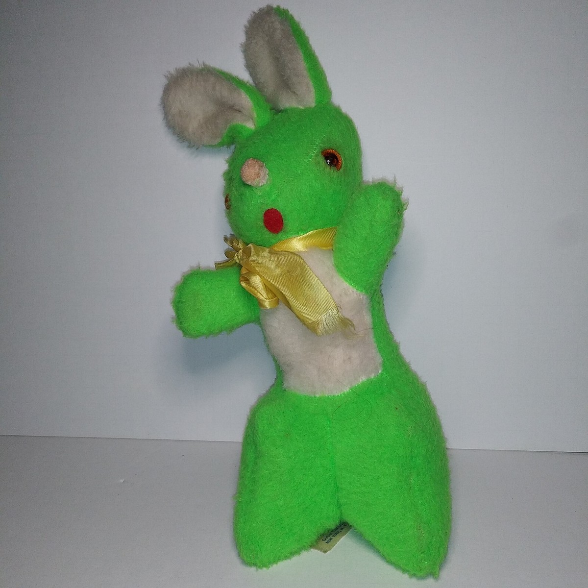 Green Bunny Rabbit Plush Stuffed Animal Atlanta Novelty Gerber