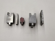 Press Brake Tooling Lot of 5 Misc. U-Shaped Dies and Radius Dies Small Sizes