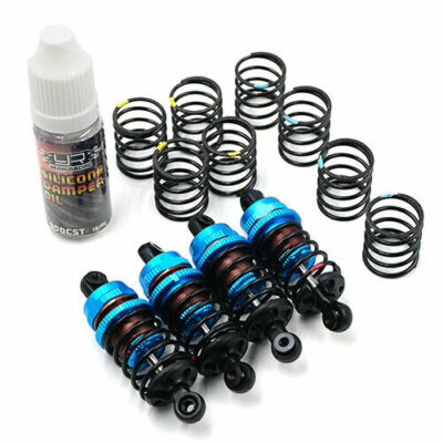 YEAH RACING ALU BIG BORE ÖL STOSS DÄMPFER 50mm BLAU FÜR TT-01 TT-02 # DBB-2050BU