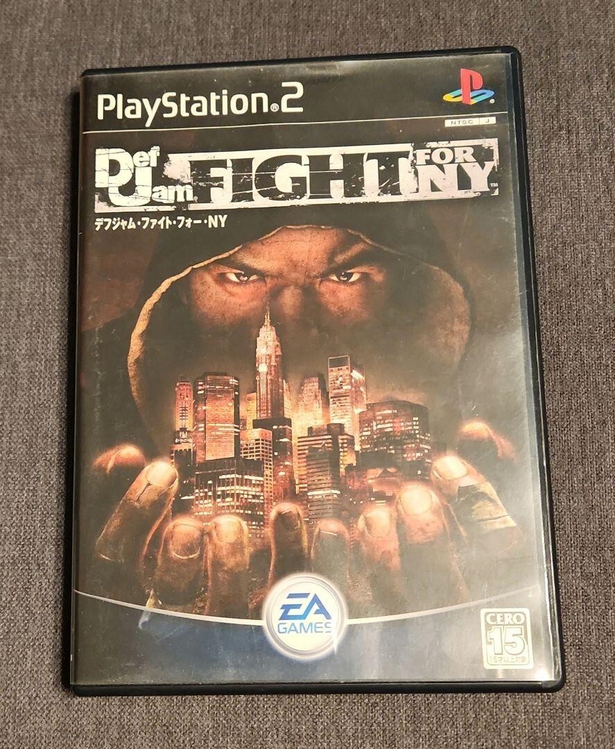 Def Jam FIGHT FOR NY PlayStation2 PS2 EA SLPM-65907 2005 NTSC-J