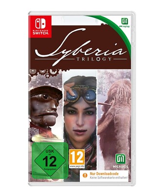 Syberia Trilogy Switch Nintendo Spiel Code Key DEU & EU *NEU