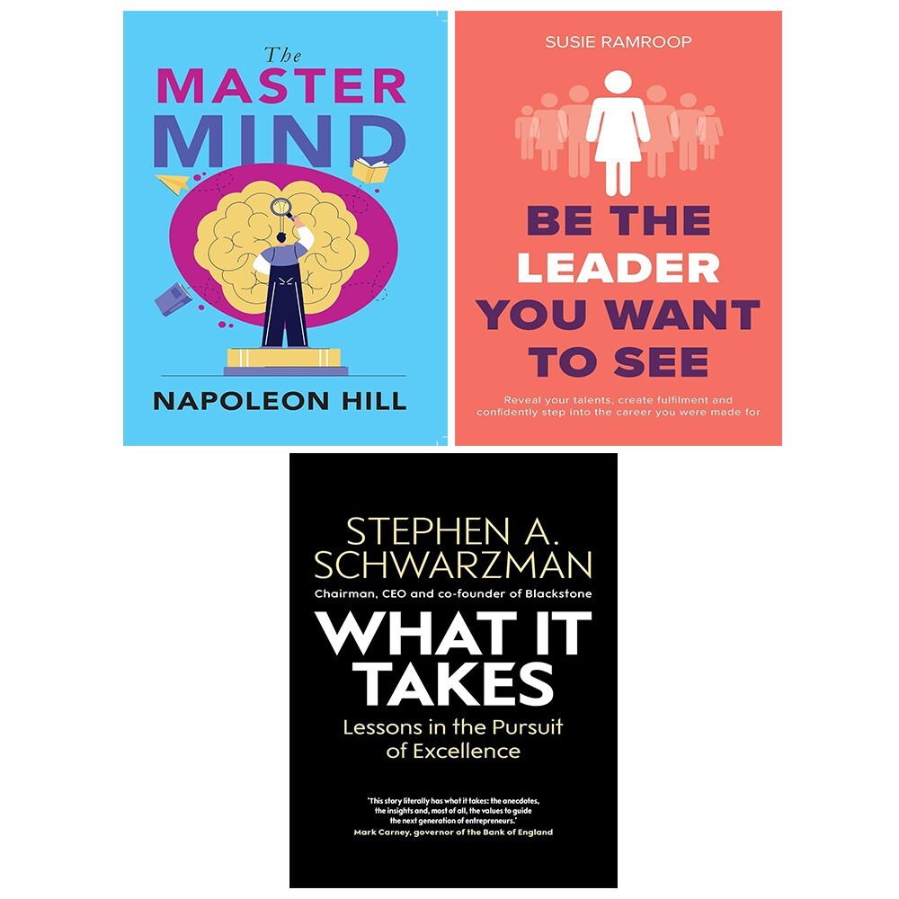 What It Takes (HB), Be the Leader You Want See,Master Mind Napoleon Hill 3 Books