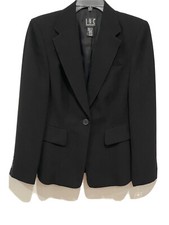 INC International Concepts Women's One Button Blazer Black Size 8 - New W/O Tag