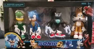 Sonic the Hedgehog 4 Figure Set Box *New *FAST Ship! 6 Inch Tall