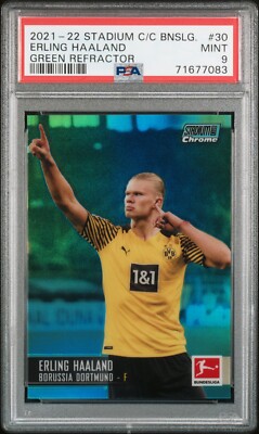 PSA9 TOPPS STADIUM CLUB HAALAND /5