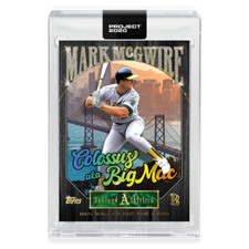 2020 TOPPS PROJECT 2020 #191 MARK MCGWIRE - BY BEN BALLER