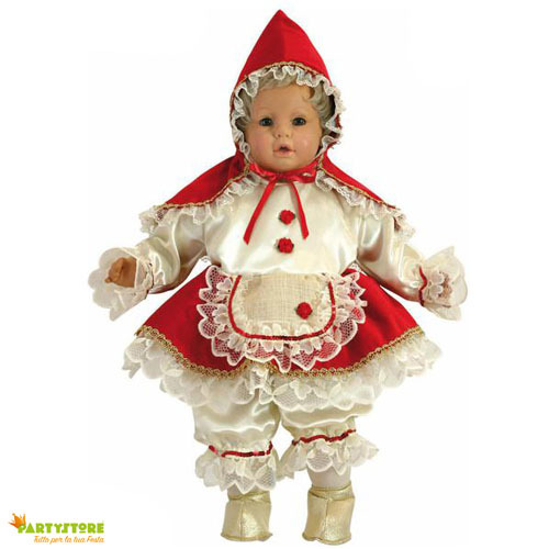 costume cappuccetto rosso bambini neonati 6 mesi travestimento vestito  carnevale | eBay