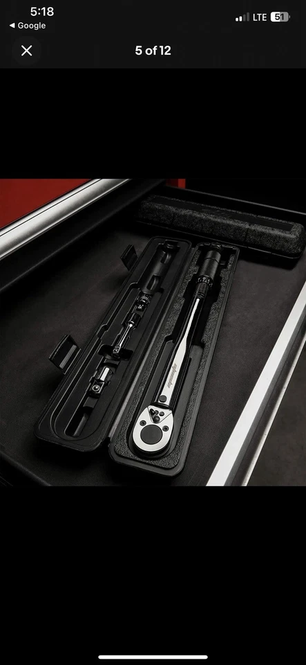 EPAuto 3/8-Inch Drive Click Torque Wrench (10-80 ft.-lb. / 13.6-108.5 Nm) - Image 2 of 4