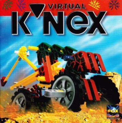 Virtual K'Nex PC CD build drive monster vehicle trucks different world game 1998