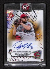 2023 Topps Pristine #PA-GA Graham Ashcraft Gold Auto /50 RC