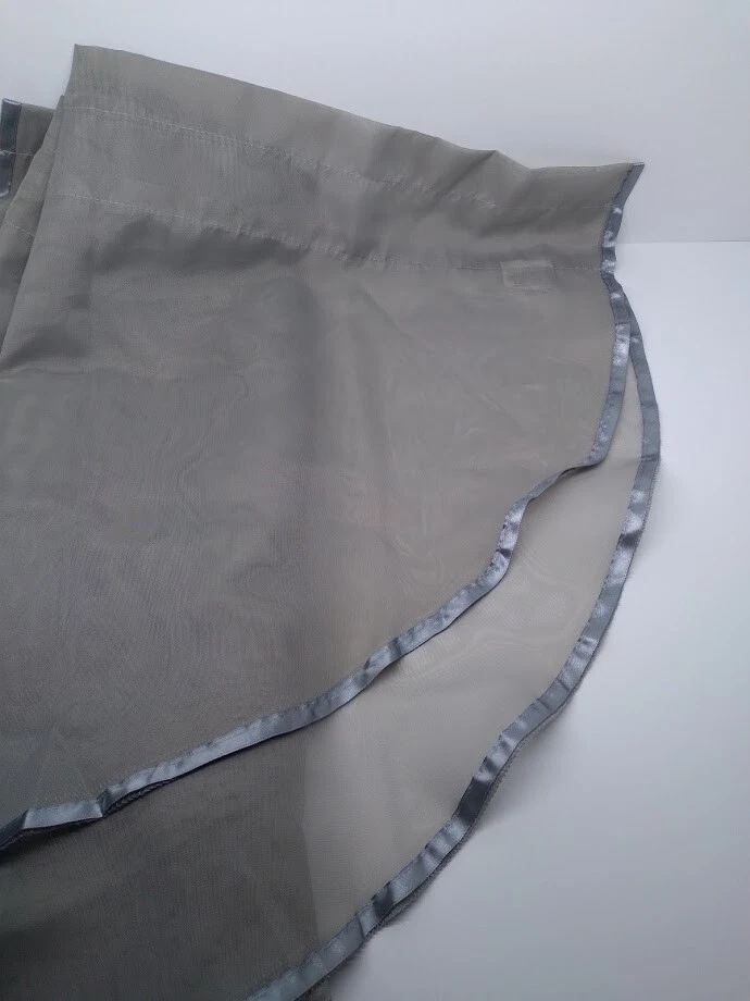 Belle Maison Stylemaster Elegance Voile 分层 Ascot Valance 24 x 60 — 第 3/4 张图片