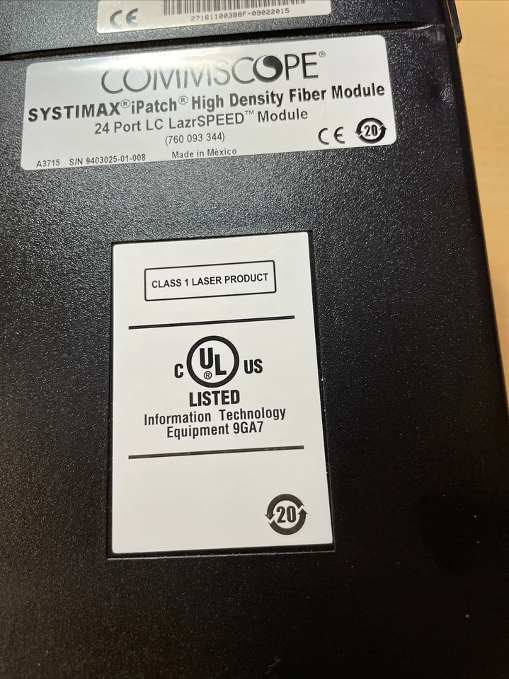Commscope Systimax iPatch High Density Fiber Module 24 Port LazrSpeed Module - Image 2 of 4