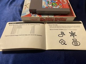Bubble Bobble Nintendo NES CIB Complete w/ Manual