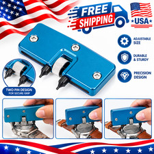 Watch Back Case Opener Adjustable Tool Press Closer Remover Wrench Kit