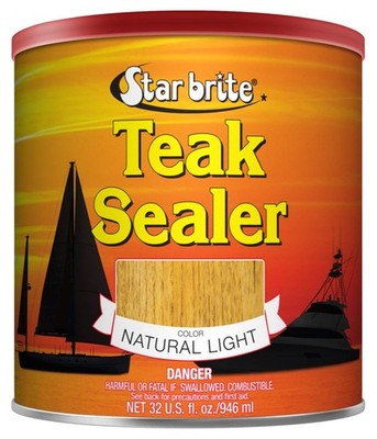 STAR BRITE 32 Oz Natural Light Teak Sealer One Coat No Drip Long Lasting Prot...