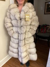 Norwegian Blue Fox Fur - Full Length Jacket Length and/or Shawl Wrap