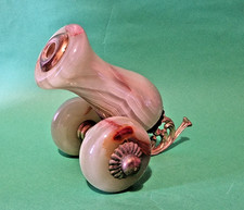 Portapenna a Forma di Cannone in Onice Soprammobile d'epoca Vintage 