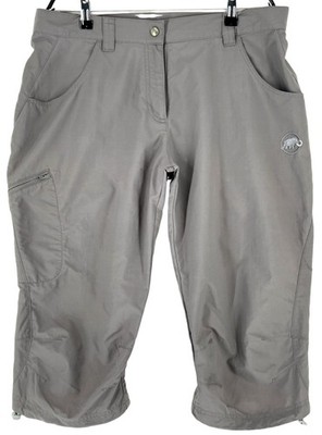 Mammut Herren Mountain Cargo Shorts Größe 44 W34 Grau Canvas mit Taschen