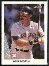 Wade Boggs 1990 Leaf #51 Boston Red Sox