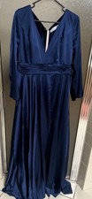 Leena Mac Duggal 16w Blue Brand New