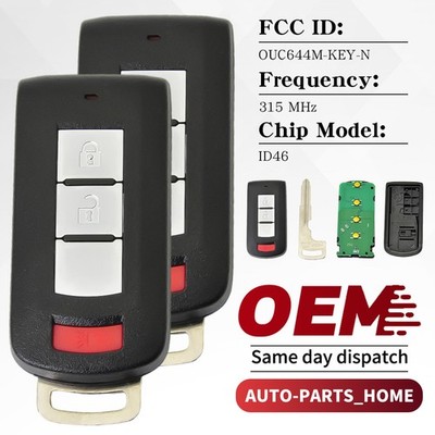 OEM For 2015-18 Mitsubishi Outlander Remote Smart Key Fob OUC644M-KEY-N 3 Button