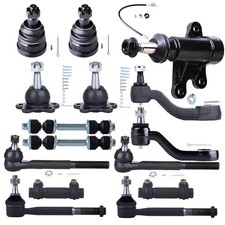 Front Suspension Kit Idler Arm Tie Rods Ball Joints Pitman Arm Stabilizer 15pcs