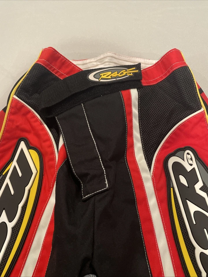 复古 MSR Rage Racing 摩托车越野赛裤子 32 英寸腰围 — 第 3/4 张图片